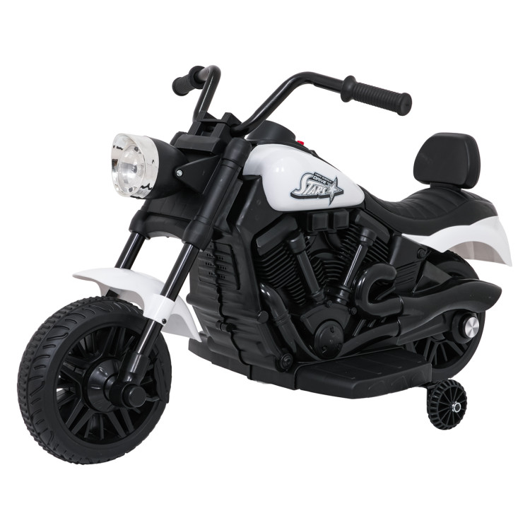 Elektrická motorka STAR - biela